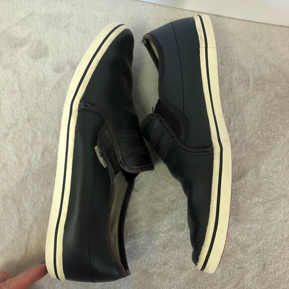 FIVE FOUR Los Angeles Navy Leather Slip On Shoes Men's Size 9 - Picture 4 of 15